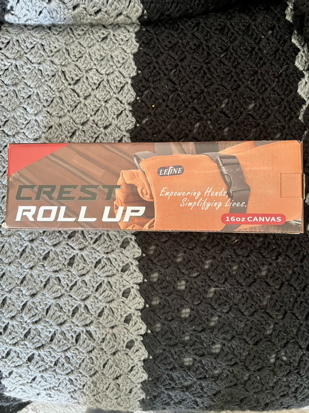 Crest Roll Up Tool Organizer in Brown and Black Packaging